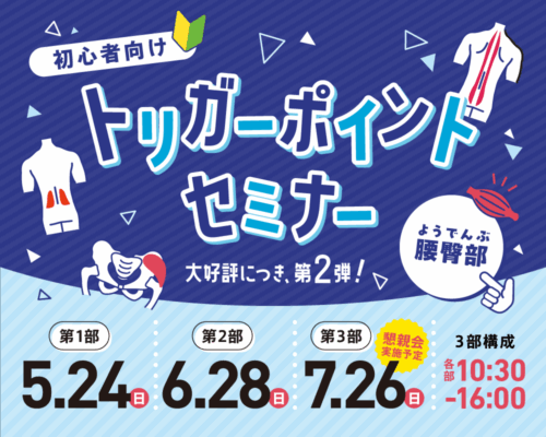 初心者向け トリガーポイントセミナー【腰臀部】